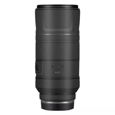 600 11 Lens Skin Vinyl Wrap Film Camera Protective Sticker for Canon RF 600mm F11 Photography Accessories(Leather Black+Leather Black)