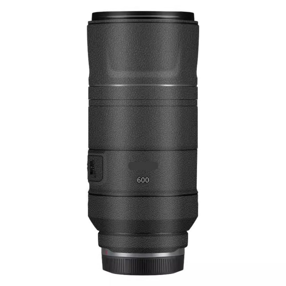 600 11 Lens Skin Vinyl Wrap Film Camera Protective Sticker for Canon RF 600mm F11 Photography Accessories(Leather Black+Leather Black)