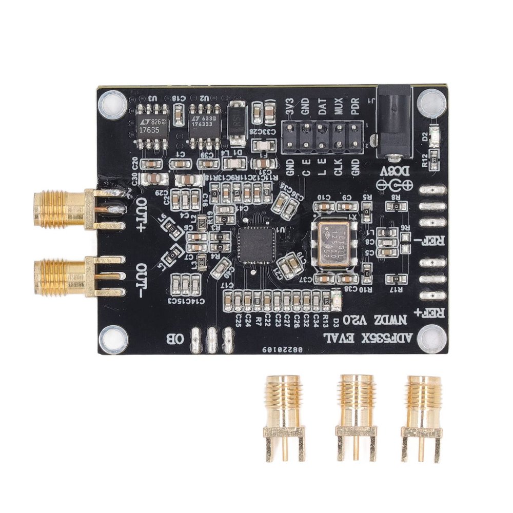 ADF5355 Development Board Signal Generator Module Ultra Low Noise LDO Power Supply High Common Mode Rejection RF Output 54MHz to 13.6GHz for Wireless Infrastructure Microwave