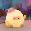 Baby Night Light, Touch Control Rechargeable Nursery Lamp with Dimmable Soft Light, Portable 3 Brightness Level and 7 Colors LED Nightlight for Kids Room, Breastfeeding, Sleep view 1