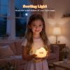 Baby Night Light, Touch Control Rechargeable Nursery Lamp with Dimmable Soft Light, Portable 3 Brightness Level and 7 Colors LED Nightlight for Kids Room, Breastfeeding, Sleep view 4