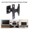 1Set 14-24Inch TV Mounts LCD LED Monitor Wall Mount Bracket Fixed Flat Panel TV Frame Support 180 Degrees Tilt Angle W/Screw view 2