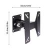 1Set 14-24Inch TV Mounts LCD LED Monitor Wall Mount Bracket Fixed Flat Panel TV Frame Support 180 Degrees Tilt Angle W/Screw view 3