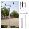 6.6 8.2 9.8 11.5 13.1 14.8 16.4 19.7ft Tall White Floor Holder Stand Mount for Security Camera, Floor Security Camera Holder Easy Assembly & Detachable(B,157 1/2 in(400cm)) view 1