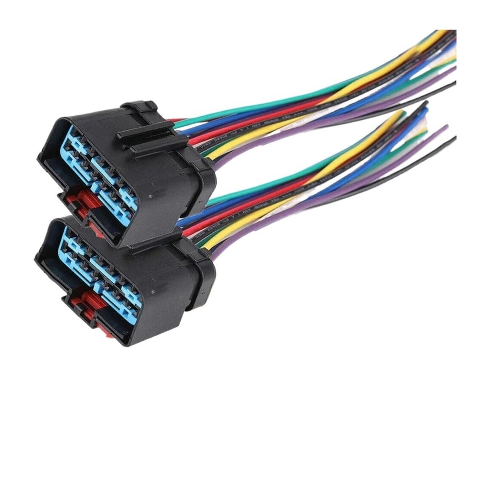 2Pcs Compatible for Jeep Door Harness Connector Wiring Pigtail Grand Compatible for Cherokee WJ Wrangler 5013961AA Compatible for Cherokee 2004 Laredo Sport Utility