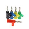 4MM Stackable Banana Terminal Binding Post Electrical Connector Component 5 Colors(Green,1PCS) view 1