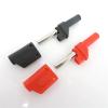 1/5pcs Red/Black Insulated 4mm Male Stackable Banana Male Connector red Black(1red 1 Black,5pcs) view 4
