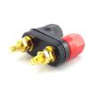 1/5pcs Banana Plugs Jack Socket Couple Terminals Connectors Red Black Connector Amplifier Terminal Binding Post Speaker(1pcs Dual) view 4