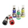 4MM Banana Female Jack Socket Connector Banana Binding Post Panel Mount Adapter(Yellow,1PCS) view 1