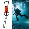 Scuba Diving Lanyard with Metal Buckle - 20cm Camera Tether for Underwater Photography, Diving Accessories- Orange view 3