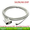 ZMDRXQOJ 1pc SA-DVP SK-DVP AK-DVP Suitable for HMI Touch Panel SA043 EA AK SK070 to Programming Cable Line SA/SK/AK-DVP(5m) view 2