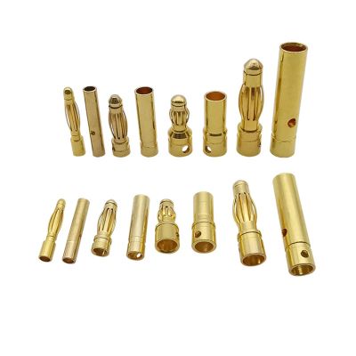 10Pair Bullet Banana Connector 2.0/3.0/3.5/4.0mm Banana Male Female Socket Connectors(4.0mm)