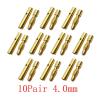 10Pair Bullet Banana Connector 2.0/3.0/3.5/4.0mm Banana Male Female Socket Connectors(4.0mm) view 2