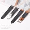 Cowhide Fluoro Rubber Watchband For Omega Watch Straps Are Made Of Genuine Leather For IWC(Dark grey r2,22mm) view 4