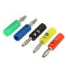 10PCS Audio Speaker Screw Banana Gold Plate Plugs Connectors 4MM Black Red(Lantern Plug,Blue.) view 4