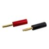 8PCS Gold Plated 4mm Speaker Banana Connector No Welding Horn for Audio Video Cable Adapter(8 Red) view 3