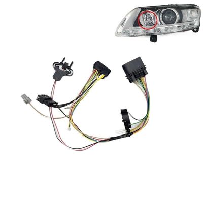 Suitable for 2009-2012 Compatible for Audi A6L A6C6 Headlights, Internal Wiring Harness, Wiring Group, Follow-up Wiring, Plug Wire Aging(with LED no AFS L)