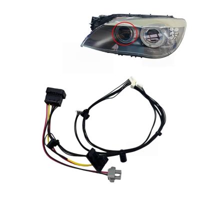 Suitable Compatible for BMW 7 Series F02 2009-2013 Headlight Harness F02 Internal Headlight Harness Plug Non AFS(09-13 Non-AFS L R)