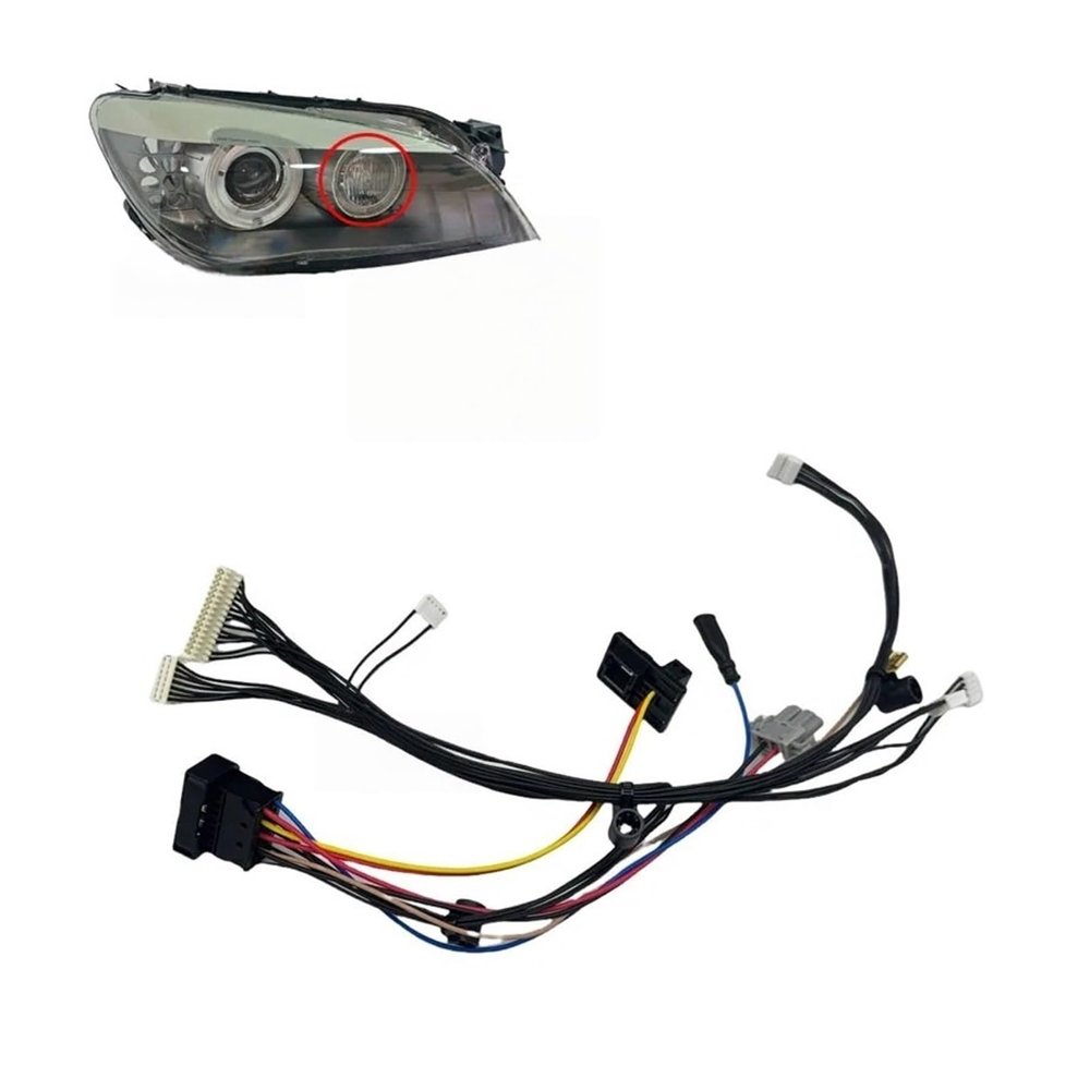 Suitable Compatible for BMW 7 Series F02 2009-2013 Headlight Harness F02 Internal Headlight Harness Plug with AFS(09-13 R with AFS)