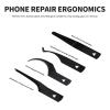 SIXRUN 4 in 1 Degumming Knife Set with Non Slip, Ergonomic Handle for Comfortable Grip, Blades, Aluminum Alloy, Copper Head iOS Mobile Phone Motherboard Repair (Green A) view 4