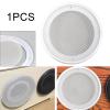 White Ceiling Speaker Cover Round Speaker Grille Audio Accessories Car Speakers Grill Cover for Automotive Fitting- 5inch view 2