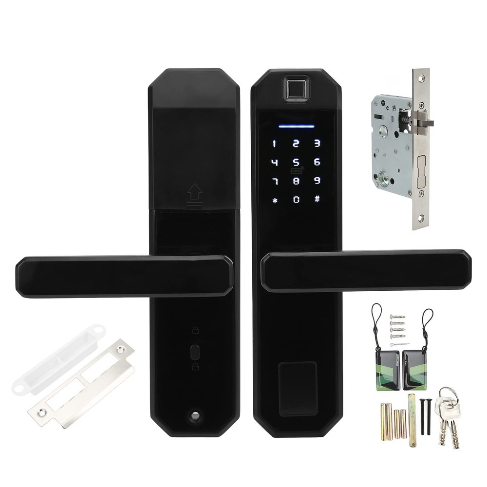 AOWINHIT Smart Keyless Entry Door Lock Biometric Fingerprint Key for Home Office Security (Basic Version)