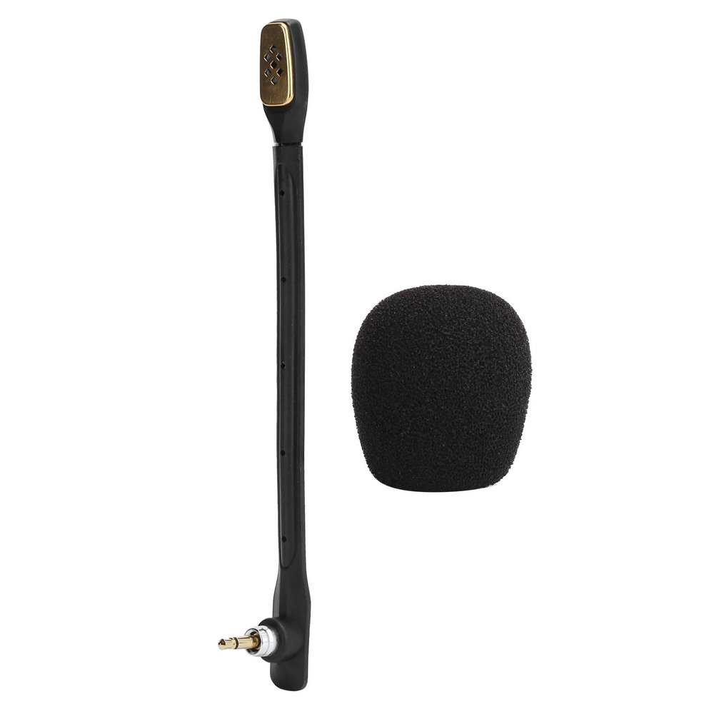 Estink Detachable Mic for, Replacement Microphone with Sponge Cover Metal Material Noise Reduction Lightweight 18g 7.1in Oxygen Copper Wire