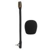 Estink Detachable Mic for, Replacement Microphone with Sponge Cover Metal Material Noise Reduction Lightweight 18g 7.1in Oxygen Copper Wire view 1