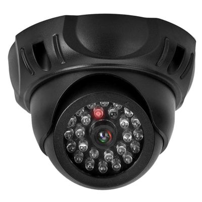 Pongnas Simulation Camera Dummy Fake Security Monitor Camera with LED Light for Home Security Protection