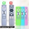 [3-Pack] RETROSUN Remote Cover for Hisense TV ERF6A80 ERF6G80H ERF6F80H Voice Remote Easier to Find, Silicone Cover Compatible with Hisense U6 U7 U8 U9 Series 4K UHD TV (Fluorescent Green/Blue/Pink) view 2