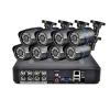 H.265X 8CH 5MP Video AHD Camera System 2/4/6/8 PCS Outdoor AI Motion Detection HD 5.0MP AHD Cameras Home Security Kit(2T,8PCS 1080P Cam) view 1