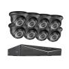 JUCFRDNJ 1080P Surveillance Camera System 8CH DVR Outdoor Night Vision Alarm Email IP66 CCTV Security Protection Kit Remote Monitor(2PCS 2TB) view 2
