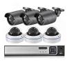 JUCFRDNJ H.265 8CH 3MP POE NVR Kit Audio Sound CCTV System 3.0MP Dome Security IP Camera P2P Indoor Outdoor Video Surveillance Set(2T,8CH NVR and 6 Camera_EU Plug) view 1