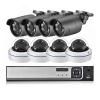 JUCFRDNJ H.265 8CH 3MP POE NVR Kit Audio Sound CCTV System 3.0MP Dome Security IP Camera P2P Indoor Outdoor Video Surveillance Set(None,8CH NVR and 8 Camera_US Plug) view 1
