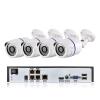 JUCFRDNJ 4CH H.265+1080P 48V POE 2MP NVR CCTV Camera System Outdoor Security 1080P IP Camera P2P Video Surveillance System NVR Kit(None,NVR and 4CAMERA_AU Plug) view 1