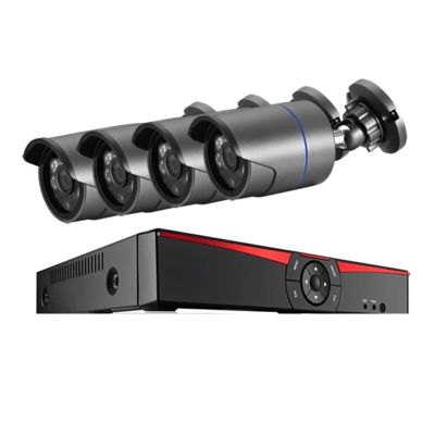 8CH 5MP HDMI POE NVR Kit Outdoor Audio Record IP Camera CCTV Security System Video Surveillance Set 2TB HDD(None,8CH NVR and 4Cameras)