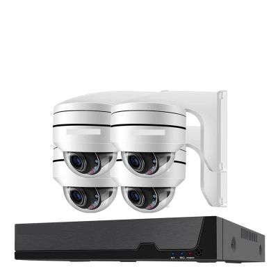 4K Tuya POE Surveillance System 12X Zoom 8MP Audio Record PTZ CCTV POE AI Security IP Camera 8CH P2P NVR Video Surveillance Kit(None,8CH NVR 4 Camera_US Plug)