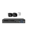 JUCFRDNJ 4K 8MP Dual Lens POE Security Camera System 8CH POE NVR Kit 180 Panoramic Camera CCTV Video Surveillance System Kit 4CH(None,10CH NVR 2CAMERA_EU Plug) view 1