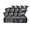 JUCFRDNJ H.265X 8CH 5MP Video AHD Camera System 2/4/6/8 PCS Outdoor AI Motion Detection HD 5.0MP AHD Cameras Home Security Kit(None,8PCS 5MP Cam) view 1