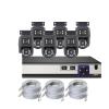 JUCFRDNJ NVR Security Video Surveillance Kit Two Way Audio POE 6MP Color Night Outdoor Vision Dual Lens PTZ Surveillance System(None,8CH and 6PCS 6MP) view 1