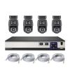 JUCFRDNJ NVR Security Video Surveillance Kit Two Way Audio POE 6MP Color Night Outdoor Vision Dual Lens PTZ Surveillance System(None,8CH and 6PCS 6MP) view 2