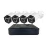4CH 2CH DVR Bullet Video Surveillance Camera CCTV Camera Waterproof Outdoor Indoor IR Cut Night Vision AHD 2MP H.265(None,4CH and 4CAMERA 2MP_EU Plug) view 1