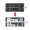 JUCFRDNJ 8MP Home Video Surveillance Set 48V POE CCTV Motion Detection AI Security Camera System Kit NVR Audio Outdoor Night Visi(1T,4CH NVR and 4 Camera) view 2