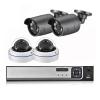 JUCFRDNJ H.265 8CH 3MP POE NVR Kit Audio Sound CCTV System 3.0MP Dome Security IP Camera P2P Indoor Outdoor Video Surveillance Set(1T,8CH NVR and 4 Camera_US Plug) view 1