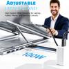 2025 New 8-in-1 USB-C Laptop Docking Station Stand with 4K HDMI, 2X USB-A 3.0, 2X USB-C, SD/TF Card Reader, 100W PD - Adjustable Dock Tablet Stand for Home Office, Compatible with Most Laptops view 3