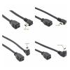 90 Degree Angle Elbow USB Type A USB Female to B 5 Pin Male Cable Adapter Connector Data Cable(Left Angled) view 2