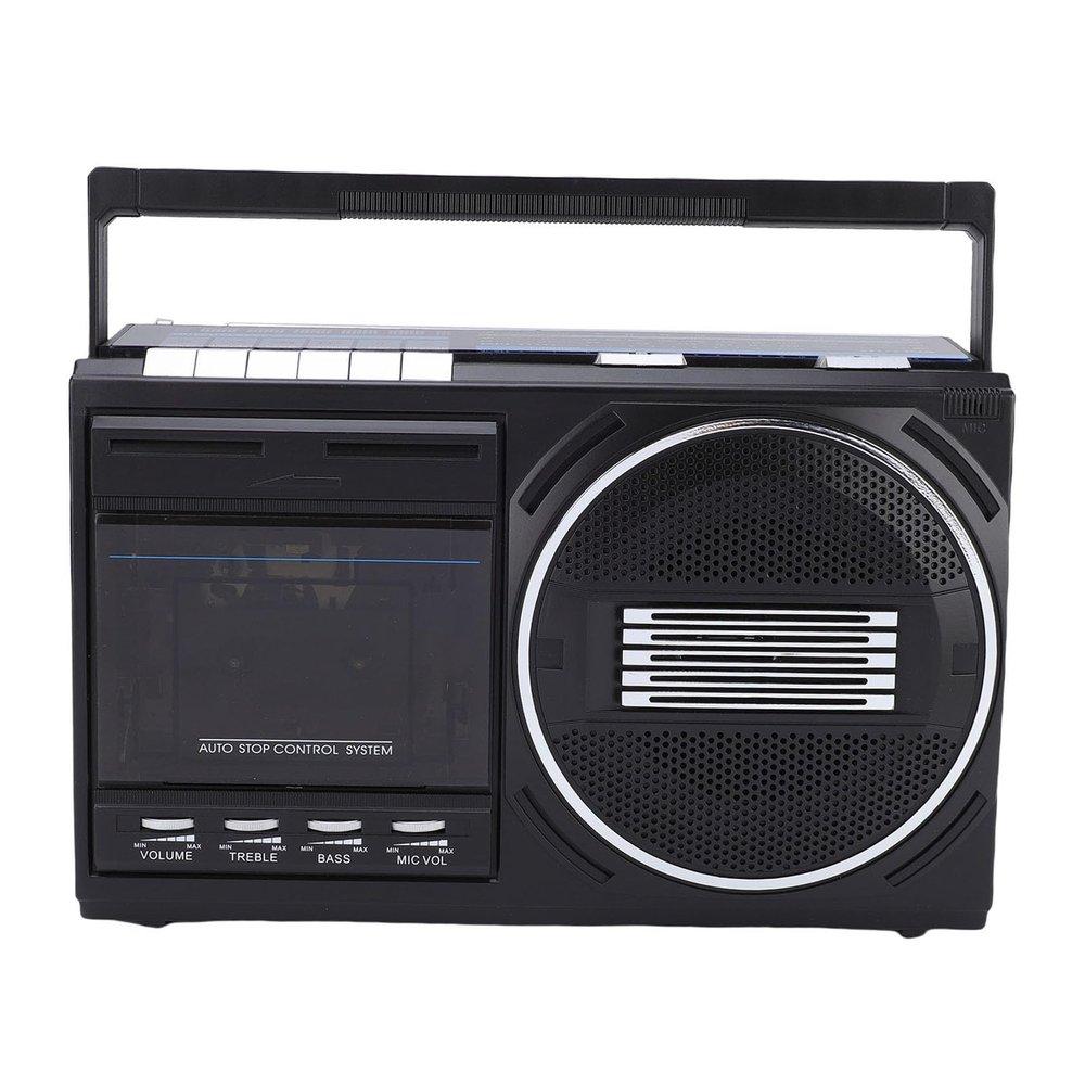 Wisoqu Portable Stereo Cassette Tape Recorder Player with, USB Recording, Stereo Sound and FM AM SW Radio, for Home, Office, Outdoors (US Plug 110v)