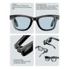 Zunate AI Smart Glasses with 8MP Camera, WiFi Transfer, Bluetooth 5.3 Translator Glasses with Music Control, Calls, Real Time Multilingual Translation for Travel & Business view 3