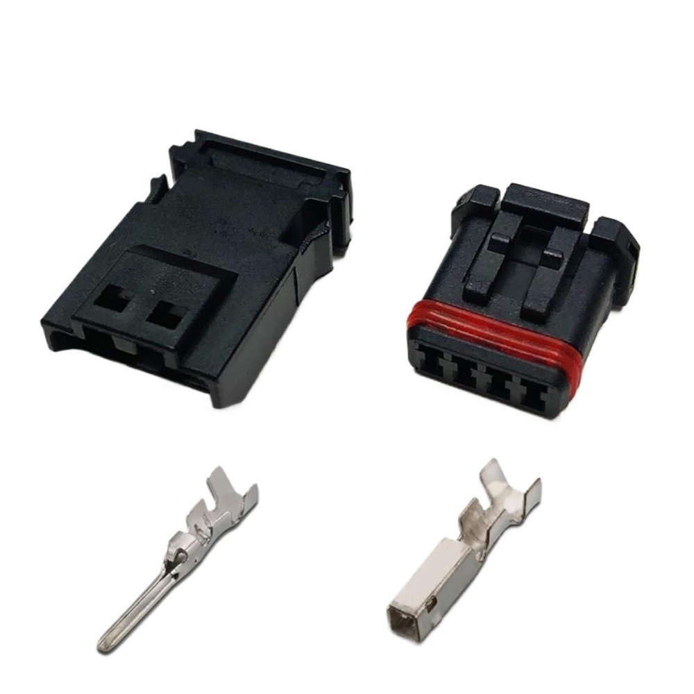 2p3p4p Car Waterproof Rearview Mirror Connector Mx19002s51 Sensor Male And Female Connector(4p,5sets)