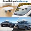 TOPINCN Satellite Suction Cup Mount, RV Roof Vacuum Adsorption Bracket, Satellite Tripod Mounting Kit, Antenna Holder with 3 Powerful Suction Cups for Vehical Roof Camp Ground view 4
